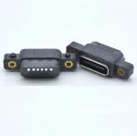 Conector impermeable SMT USB tipo C 6P IPX7